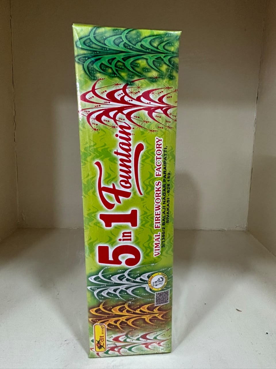 5in1 Fountain(red,green,silver,yellow,pink)